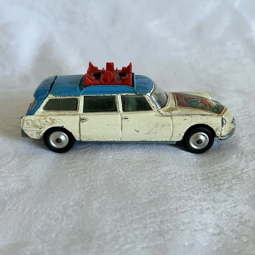 Vintage Corgi Toys Die-Cast Toy Car Citroen Safari Wagon 1968 Winter Olympics
