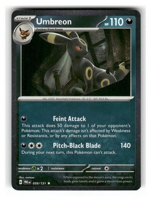 Umbreon - 059 (Cosmos Holo) - 059/131 - NM - Miscellaneous Cards & Products
