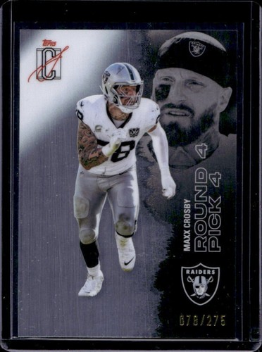 2025 Topps Signature Class Maxx Crosby Chrome Veteran Silver Refractor #/275