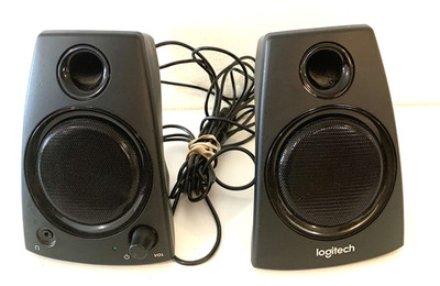 Logitech Z130 2 Piece Multimedia Stereo Speakers w/Adapter (72)