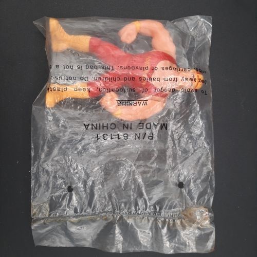 WWF WWE�1993 Sealed Bag Mint Hasbro RED Hulk Hogan...