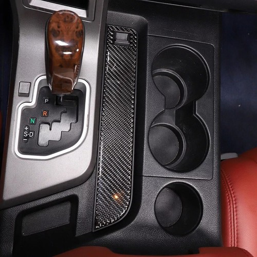 Carbon Fiber Console Trim Carbon Fiber Look Custom Fit Easy Installation - Picture 11 of 12