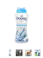 Downy Light In-Wash Scent Booster Laundry Beads with No Heavy Perfumes, Ocean...