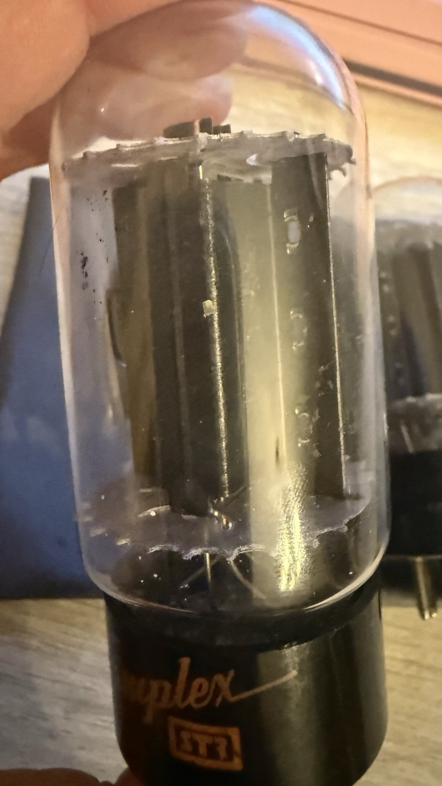 Premium Matched Pair Coveted Black Plates 6L6 GC STR Power Tubes Side D Getter