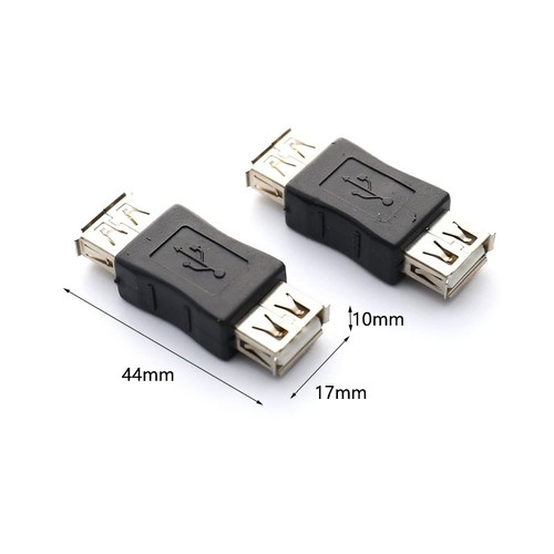 USB 2.0 Type A Female to Female Coupler USB Adapter Connector to F / F Conver _j - Afbeelding 2 van 9