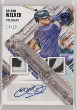 2022 Diamond Kings DK Material Signatures Purple 13/20 Colton Welker Auto 0g03