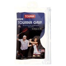 Tourna Grip XL Dry Feel Overgrips 10 Pack Tennis Replacement Grips Sweat