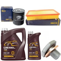 MotoröL Filter Set 5W-30 6 Liter + Schraube FüR Peugeot Expert Kasten 2.0 Hdi