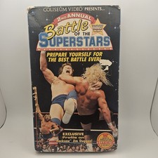 WWF 2nd Annual Battle of the WWF Superstars VHS Coliseum Video WWE Hulk Hogan