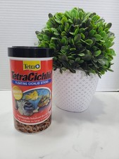 Cichlid Floating Sticks Fish Food Protein Rich Balanced Diet Clear Water 5.65oz