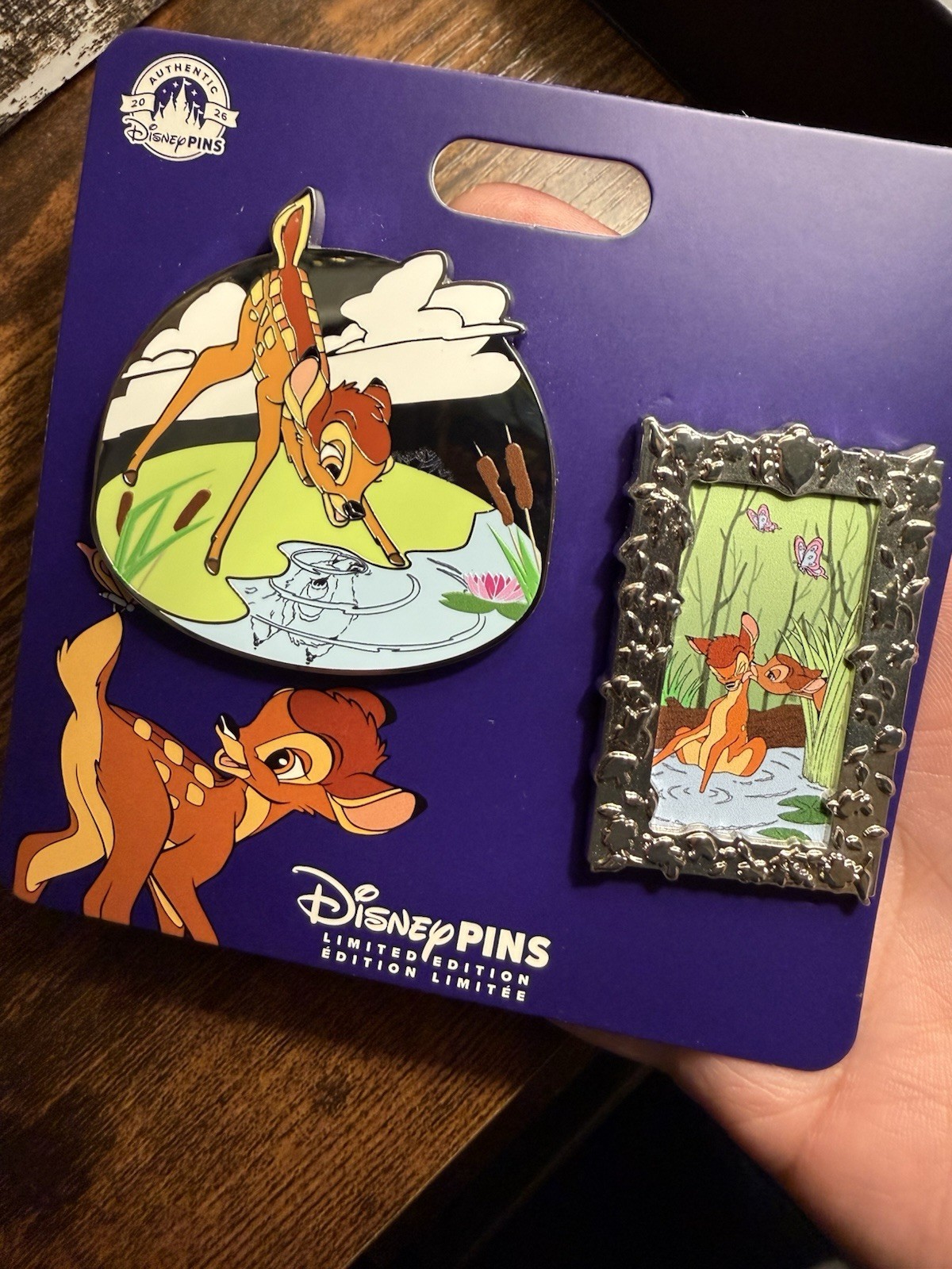 Disney Bambi Pin Set Disney UK Store Exclsuive LE 1000