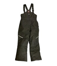 Youth XS 4-5 Snow Pants Bibs Black Overalls Winter Swiss Tech Boys Girls