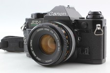 Near MINT Canon AE-1 Program Black Film Camera FD 50mm f1.8 S.C. From JAPAN