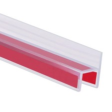 10 Feet Shower Door Side Seal Strip for 3/8" (10mm) 10 Feet, Transparent