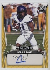 2023 Leaf Draft Auto Gold Derius Davis #BA-DD2 Auto 0q1p