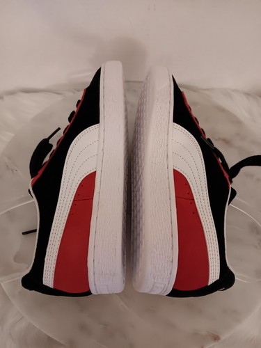 Scarpe casual sneakers Puma scamosciate ragazzo taglia 5 nero rosso bianco 368935-01 - Foto 10 di 11