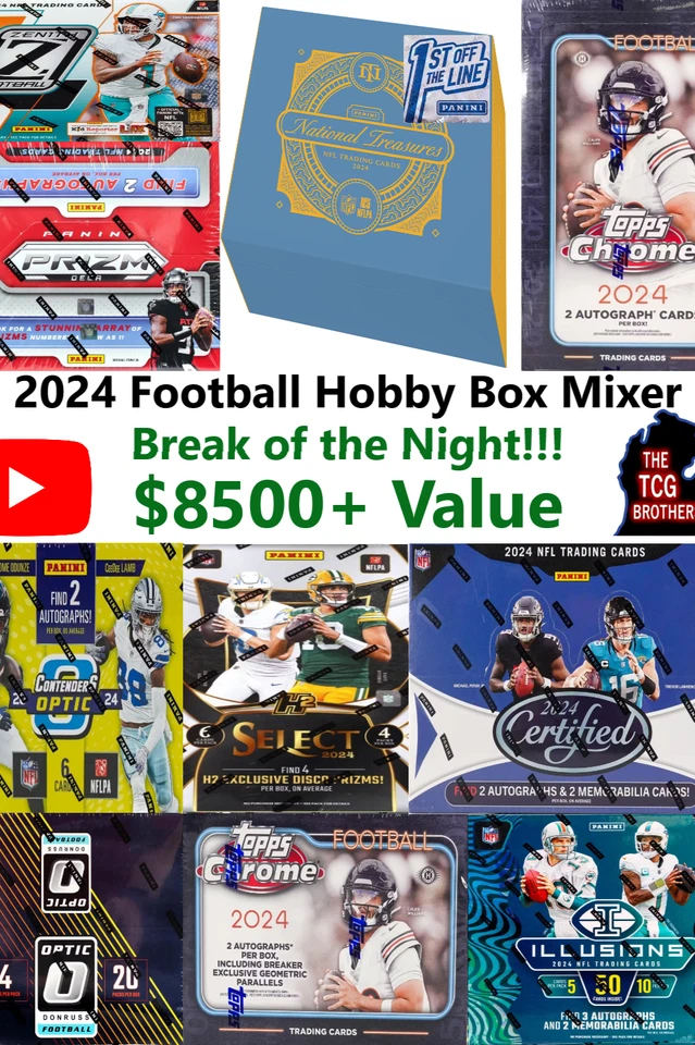 Break #868 FOTL National Treasures 2024 Hobby Box Mixer