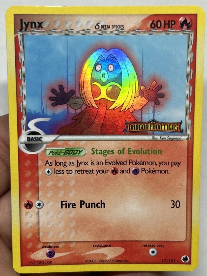 Jynx Dragon Frontiers Reverse Holo Stamped Card 17/101 Delta Species