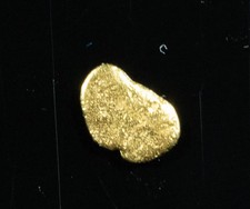 Alaskan-Yukon BC Gold Rush Natural Gold Nugget 0.27 Grams Genuine 5868.19 per troy oz