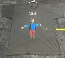 RARE Vintage Authentic PEARL JAM 1994 Freak Concert T-Shirt  Ticket Louisville