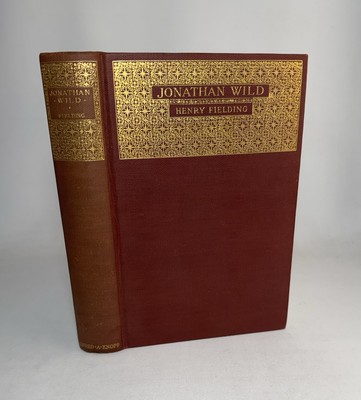 Jonathan Wild-Henry Fielding-VERY RARE Limited Edition!-First Edition Thus!-1926