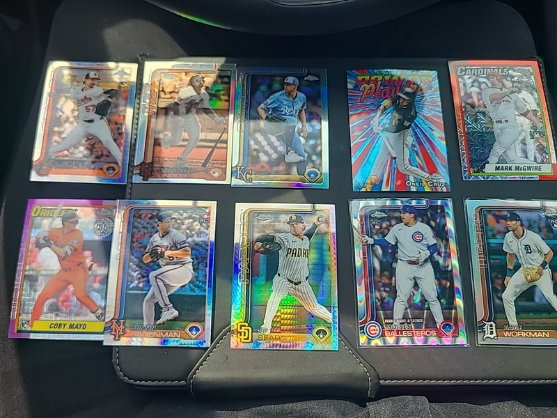 2025 Topps Chrome Baseball - (Lot of 75 Refractor Parallels And More 