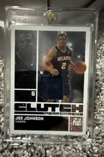 2009-10 Donruss Elite Clutch Performers Joe Johnson #20 Jersey /299 GAME USED
