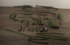 Vintage 1960s Louis Marx Stony Stonewall Smith Original Weapons Accessories Lot