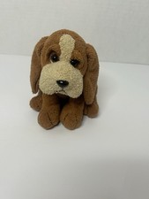 Russ Berrie Luv Pets BAILEY Basset Hound Puppy Dog VTG Brown Beanbag Plush Terry
