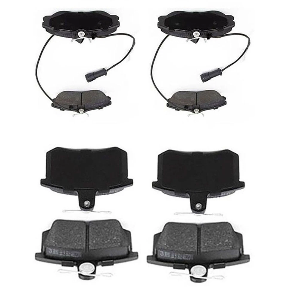 Front Rear Disc Brake Pads Kit for 1986 1987 1988 Audi 5000 Quattro 2.2L - Image 2 of 4
