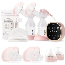 Electric Breast Pump 8782, Portable Hospital-Grade Double Pump with 4 Modes ...