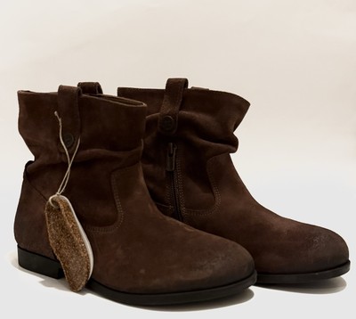 Birkenstock Sarnia Brown Women's 5-5.5 Suede Leather Pull-On Ankle Boots EU 36