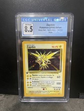 Nintendo Pokémon Zapdos Set base 1ª Edizione Holo 16/102 Italiano CGC 8.5