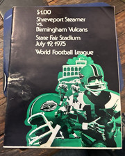 1975 SHREVEPORT STEAMER BIRMINGHAM VULCANS Autograph Jim Nance Syracuse football