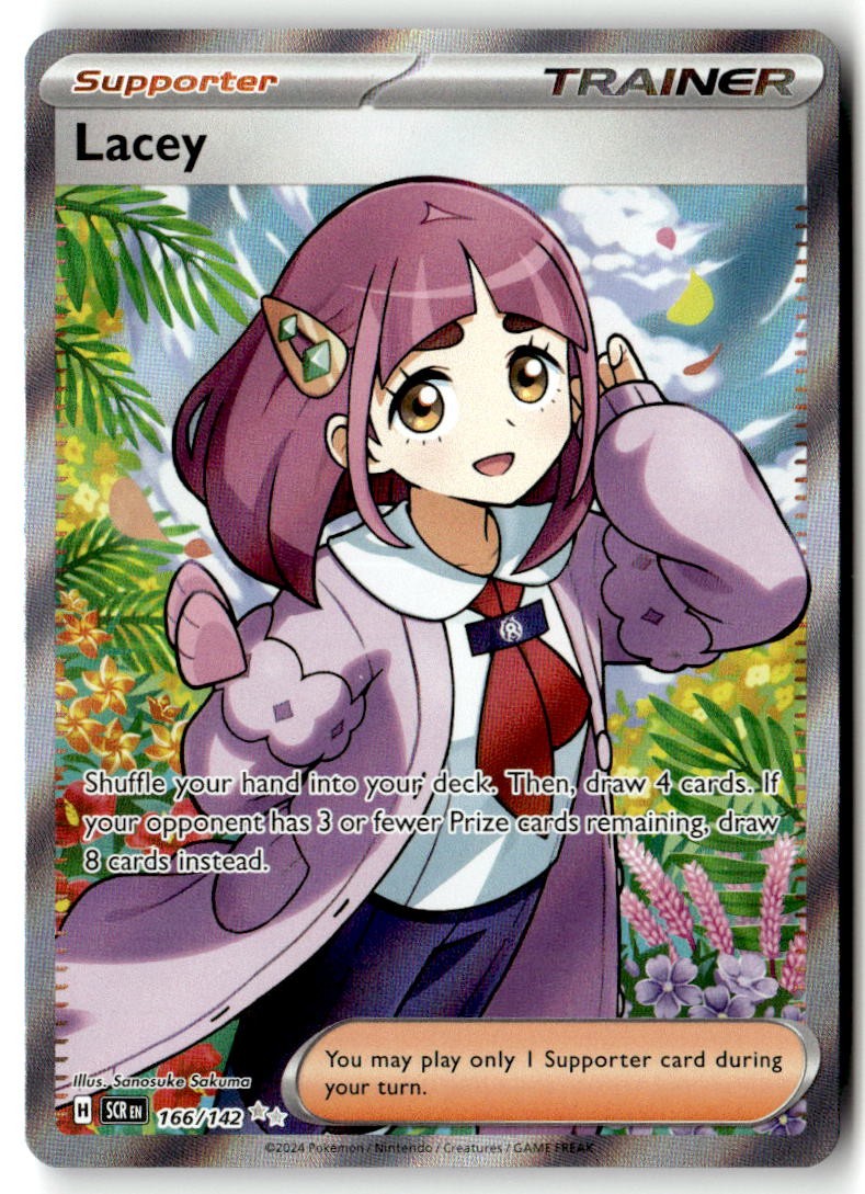 Lacey 166/142 Holofoil - Stellar Crown - PTCG - NM