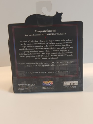 🔥NM 1998 Hot Wheels 100% FREDDO DA COLLEZIONE 1950 REDWOOD CUSTOM BUICK CON CUSTODIA - Foto 4 di 10