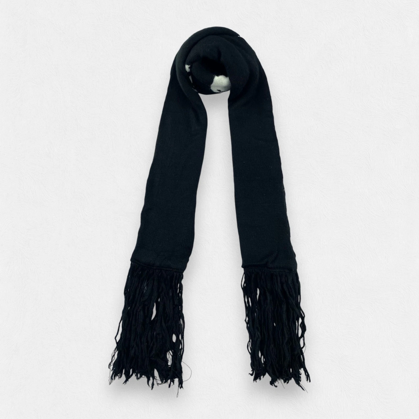Vintage Skull Scarf Muffler Wrap Scarf Wool Unisex Scarves