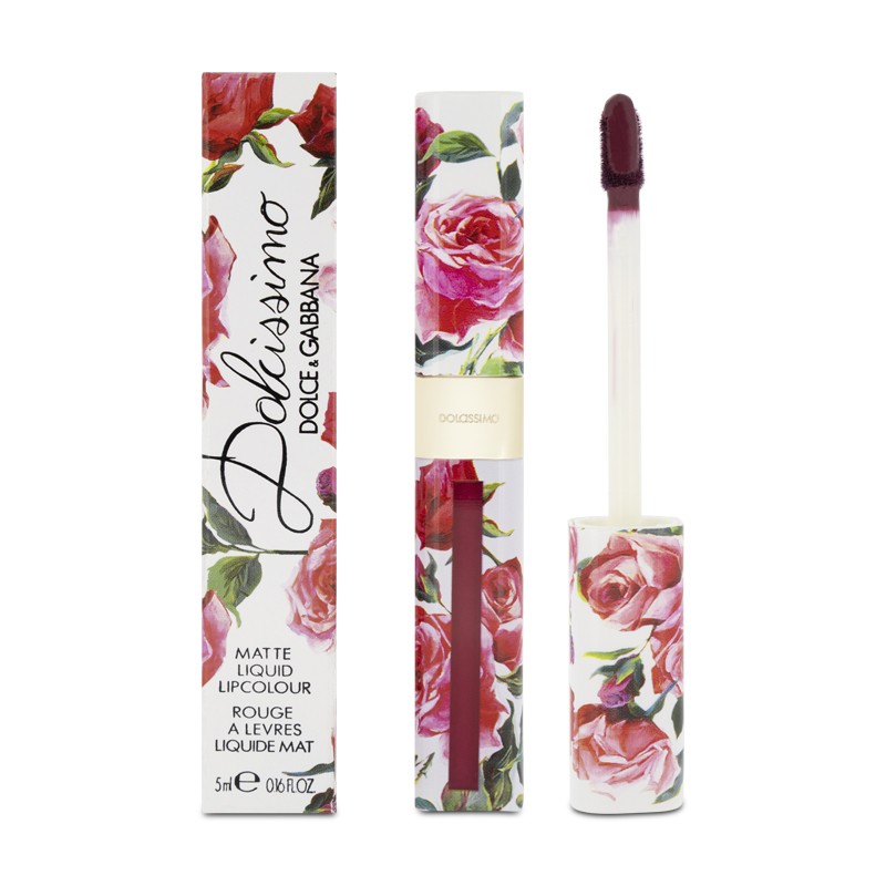 Dolce & Gabbana Dolcissimo Matte Liquid Lipcolour 11 Dahlia Deep Red Lipstick