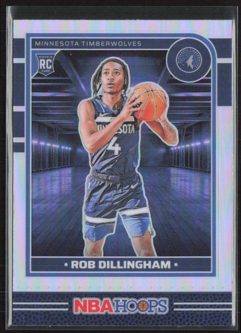 2024-25 Hoops #238 Rob Dillingham Premium Prizms Silver RC (W)
