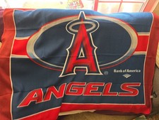 Game Day LA Angels Polyester Throw sponsored by BOA Rare Limited approx 44