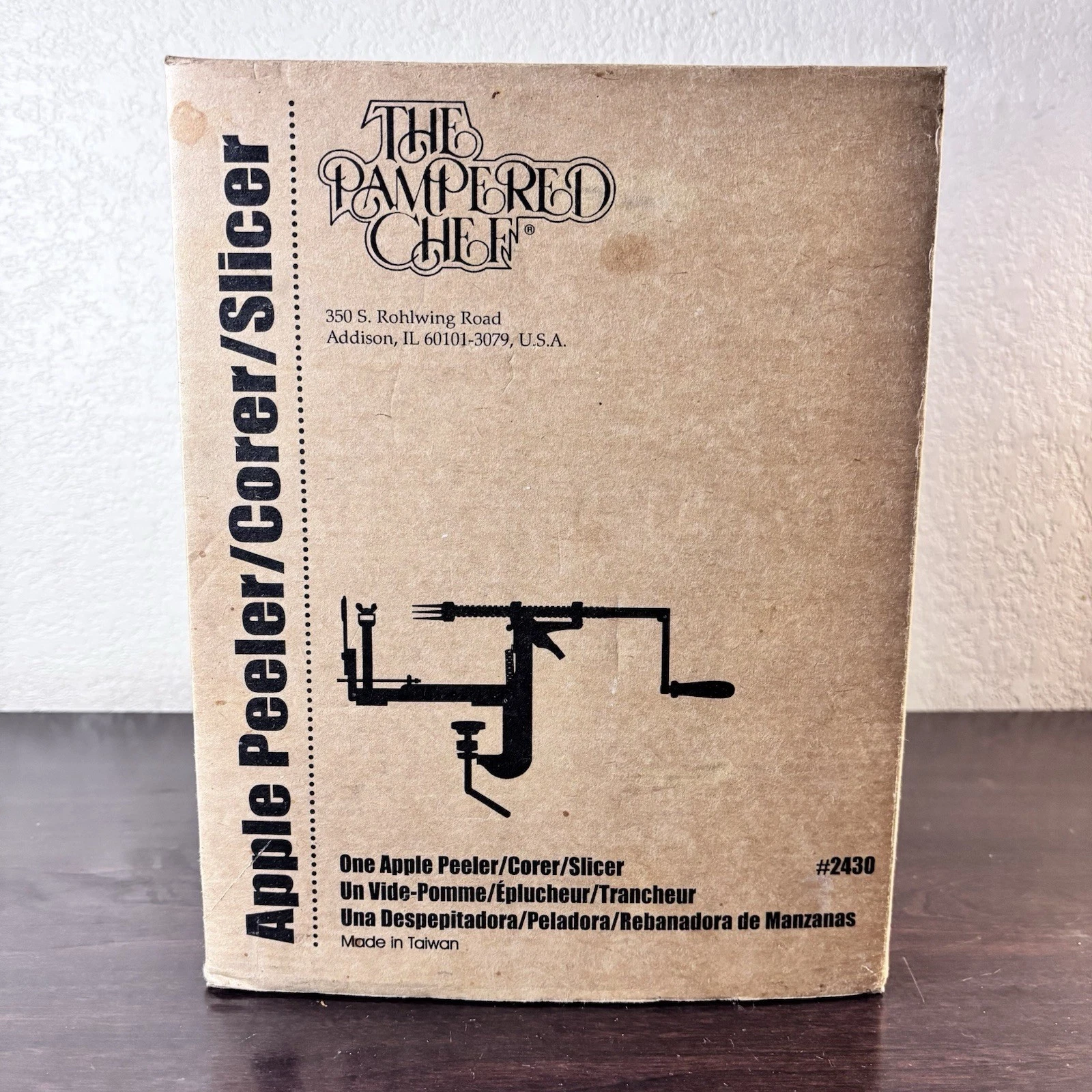 Apple Peeler/Corer/Slicer - The Pampered Chef #2430 (1997)