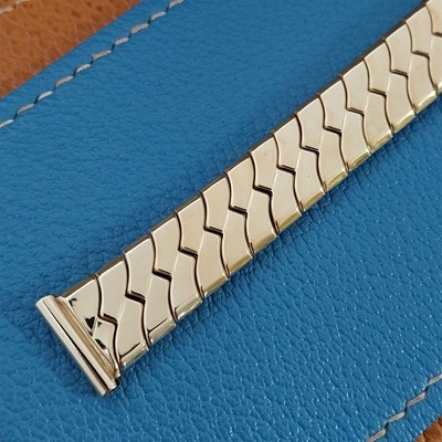 5/8'' 1940s 10k Yellow Gold Filled Jaekel USA Unused nos Vintage Watch Band