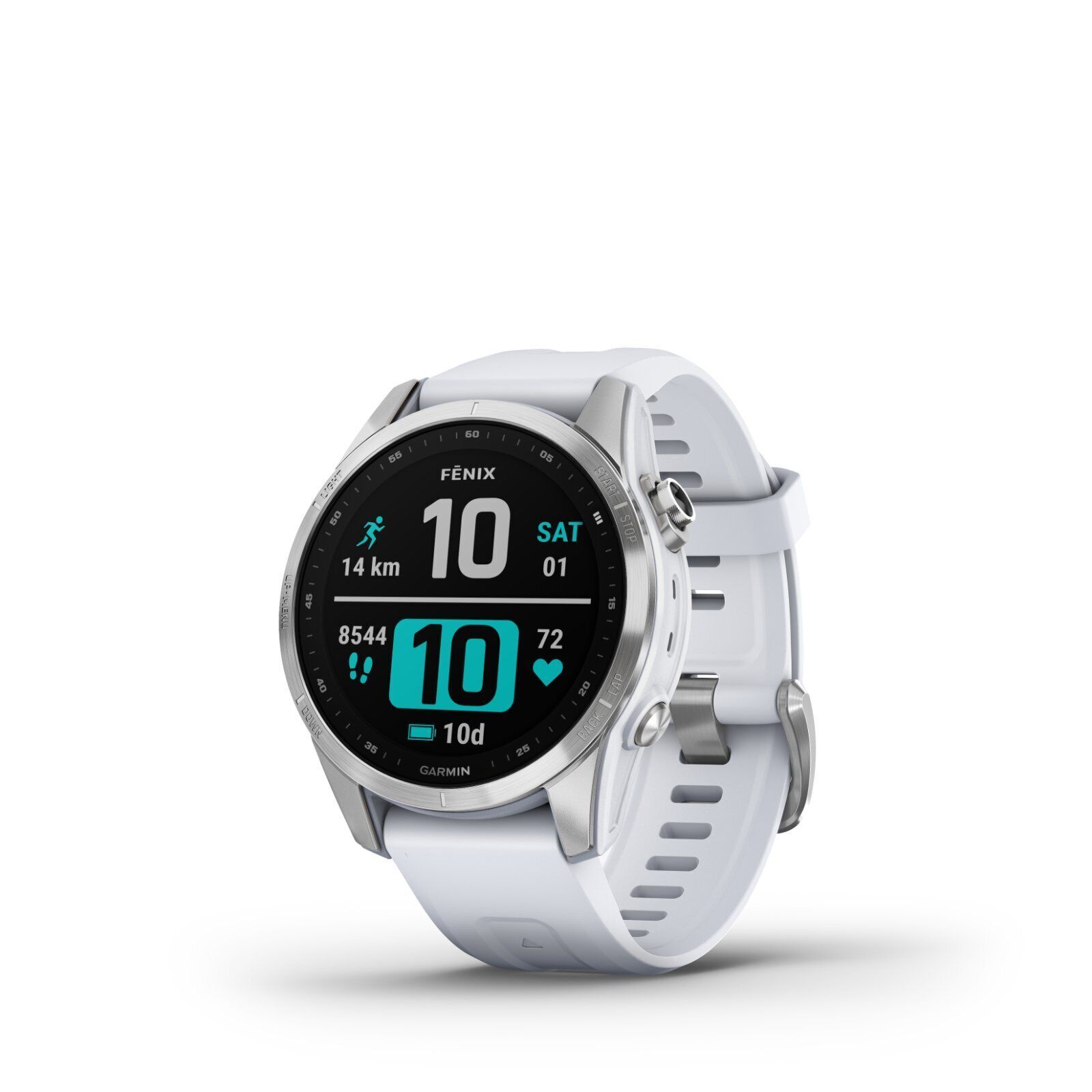 新品　GARMIN FENIX 7S SILVER WHITESTONE Garmin fēnix 7S GPS Watch - Silver/Whitestone for sale online | eBay