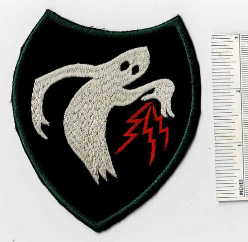 Rare Blue Border Large WW2 GHOST ARMY Gen. George Patton WWII Phantom US Patch