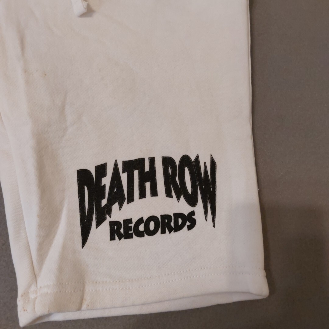 FILA Death Row Records pantaloncino uomo grande bianco nero raro nuovo con etichetta basket hip hop