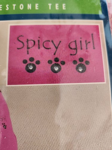 Casual Canine Dog Cotton Jersey T-Shirt "Spicy Girl" Pink X-Small Shirt for Dogs - 第 4/5 張圖片