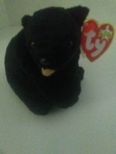 TY Beanie Baby Cinders the Bear DOB April 30, 2000 NWT