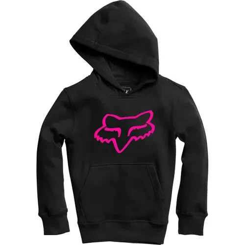 Fox Youth Legacy Fox Head Pullover Black / Pink FO15593285XL Size Youth X-Large - Picture 1 of 3