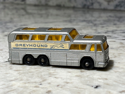 MATCHBOX VINTAGE LESNEY NO. 66 GREYHOUND COACH BUS 1968 MADE IN