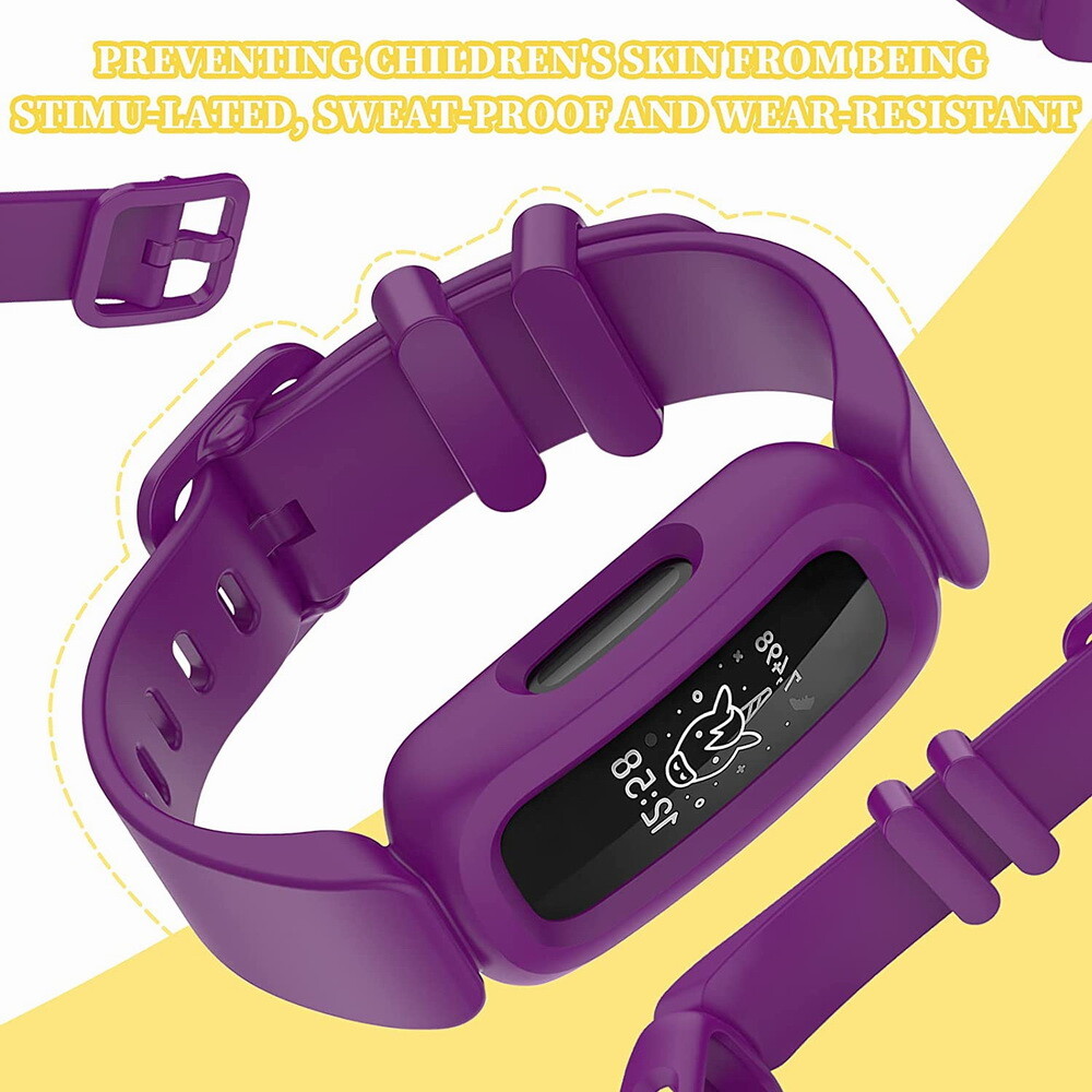 Lemspum 10-Pack Replacement Bands For Fitbit Inspire 2 & Ace 3 - Silicone Wristbands In Assorted Colors - View #7